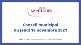Conseil municipal du jeudi 18 novembre 2021