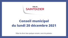 Conseil municipal du lundi 20 décembre 2020