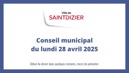 Conseil municipal du lundi 28 avril 2025
