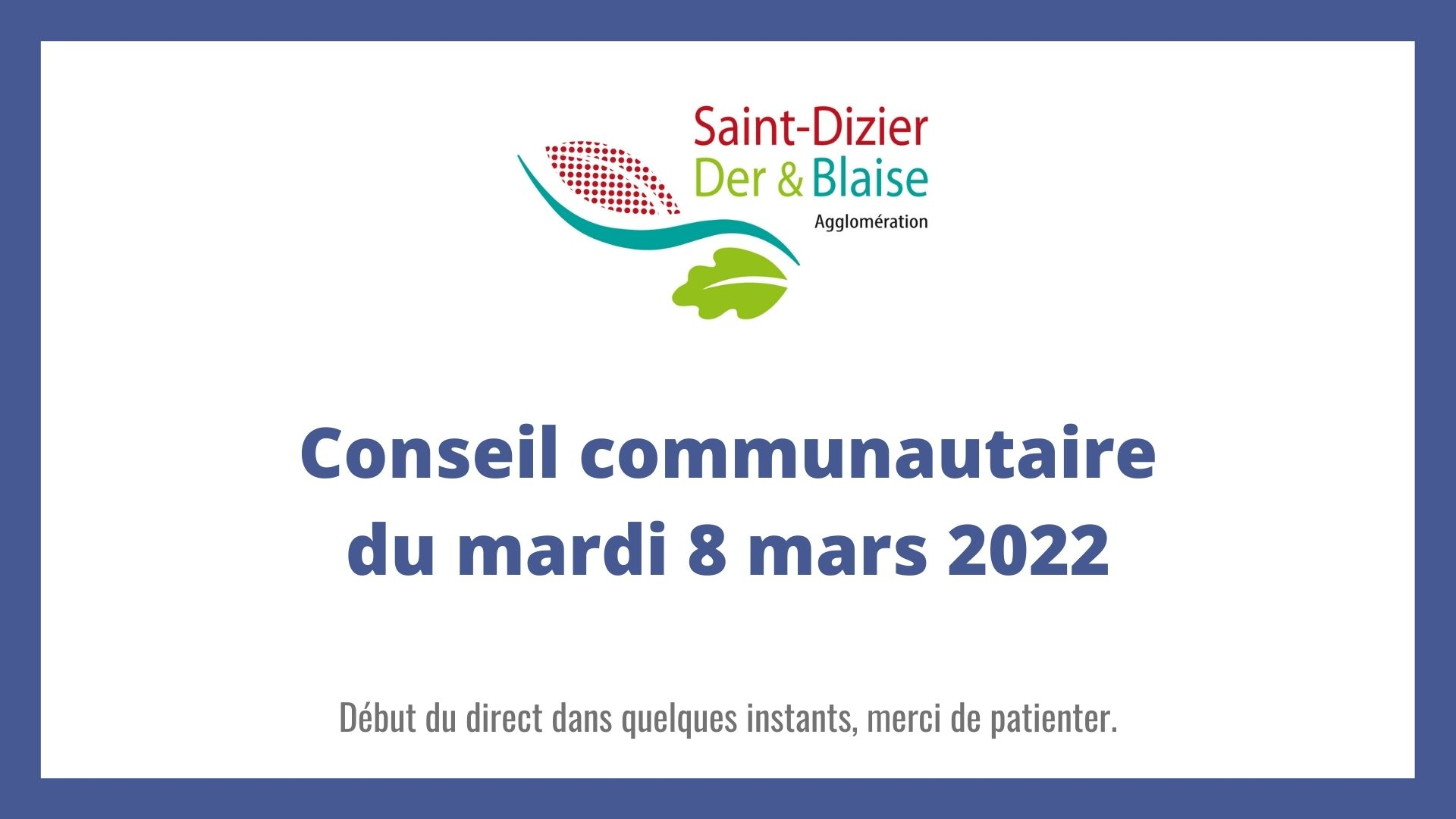 Conseil communautaire du mardi 8 mars 2022
