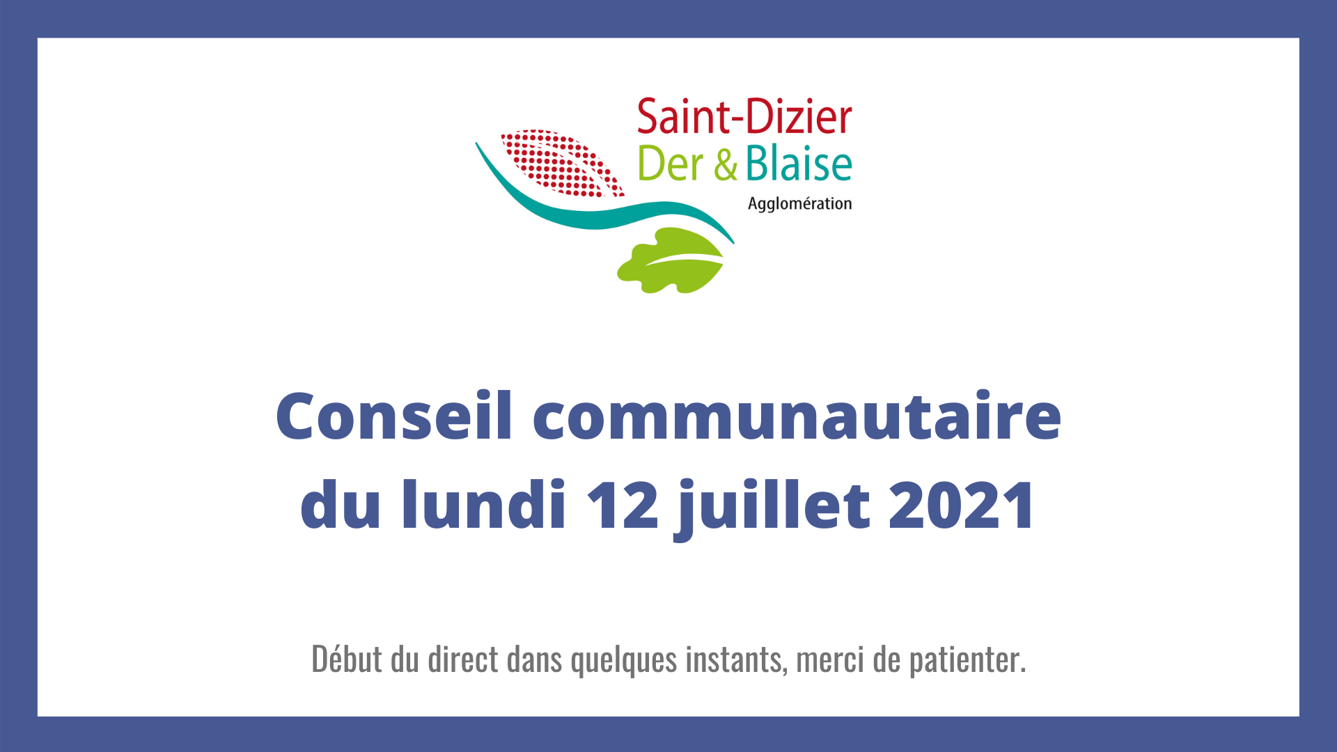 Conseil communautaire du lundi 12 juillet 2021