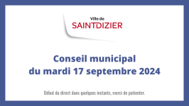 Conseil municipal du mardi 17 septembre 2024