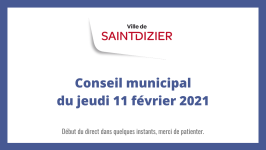 Conseil municipal du jeudi 11 février 2021