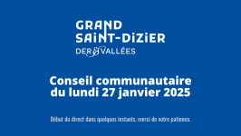 Conseil communautaire du lundi 27 janvier 2025